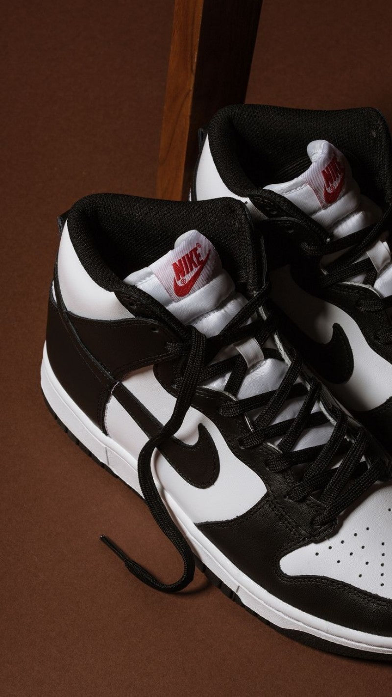 Nike dunk high panda black white fix