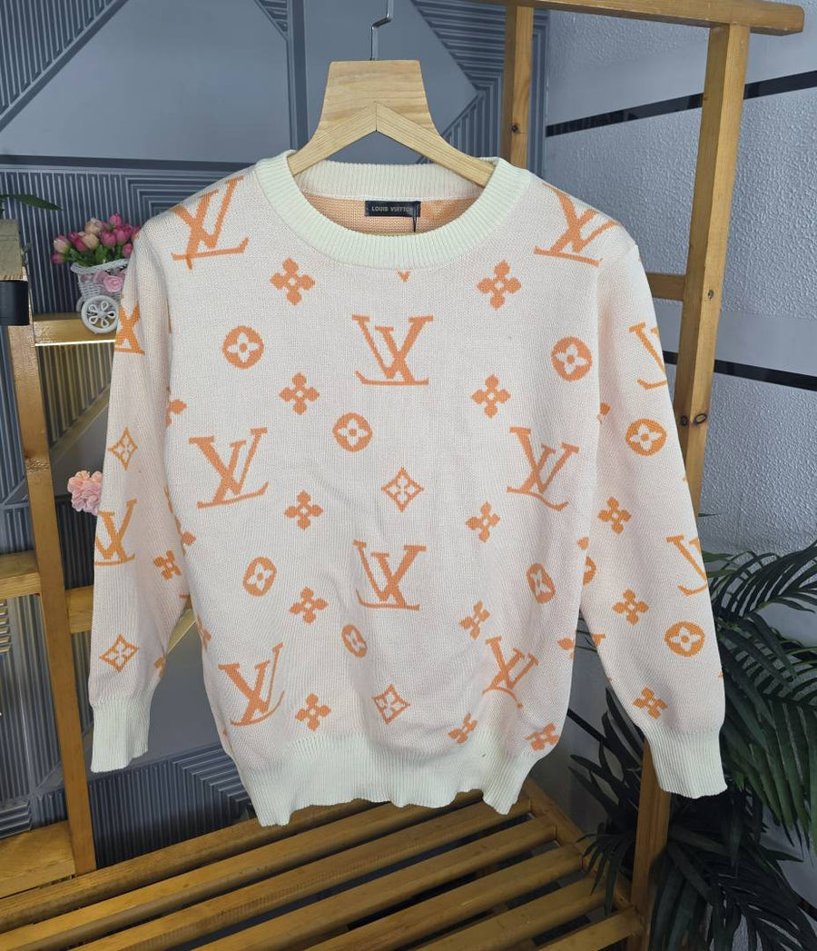 LV SWEAT SHIRT CREAM S50-CR