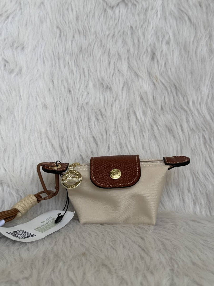 Longchammp Mini Bagcharm Keychain With ZipLock Pouch