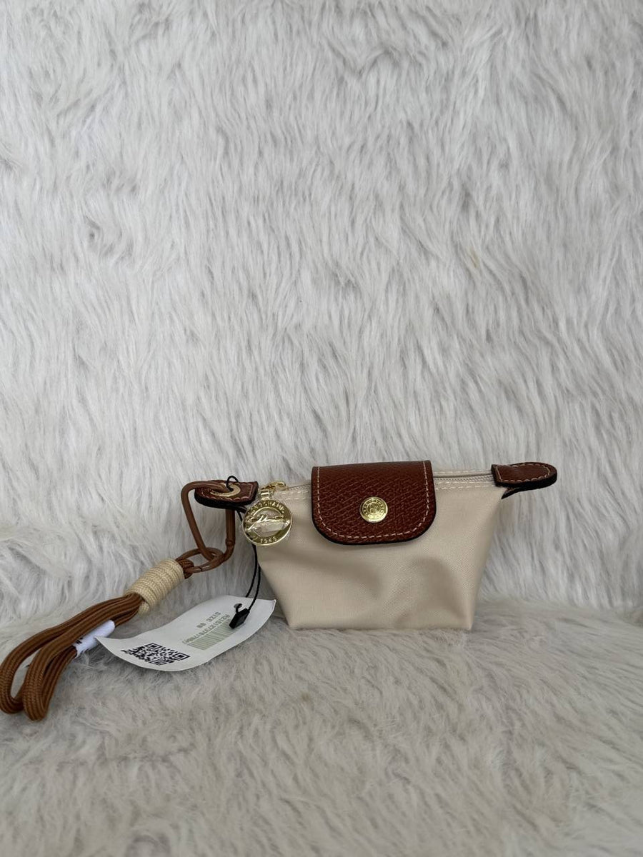 Longchammp Mini Bagcharm Keychain With ZipLock Pouch