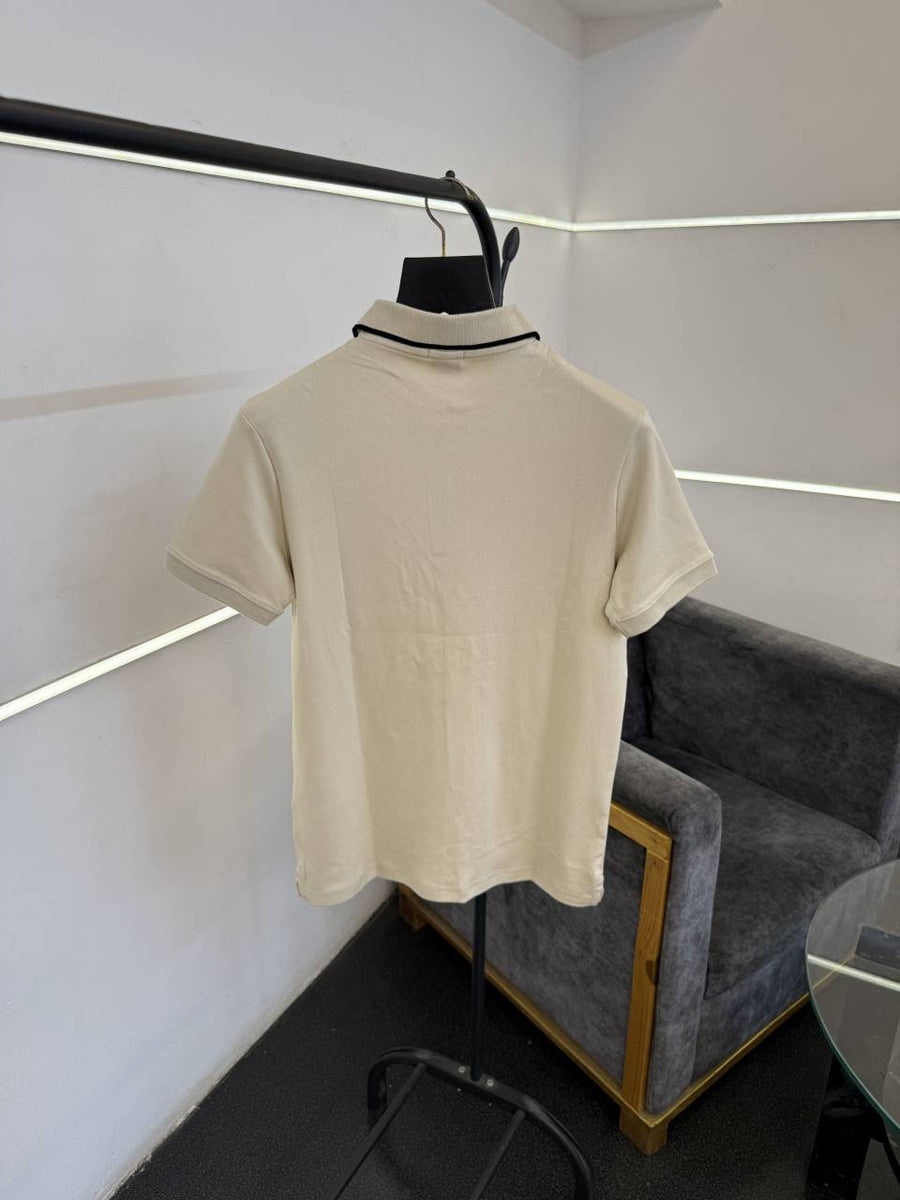 Hugo bos imported quality polo tshirt beige