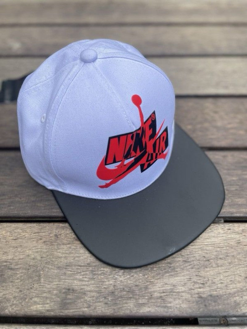 Nike_Air_jordan_white_and_red_unisex_top_leather_cap_(With_Safety_Box)_Minor_Dirty_oNtop