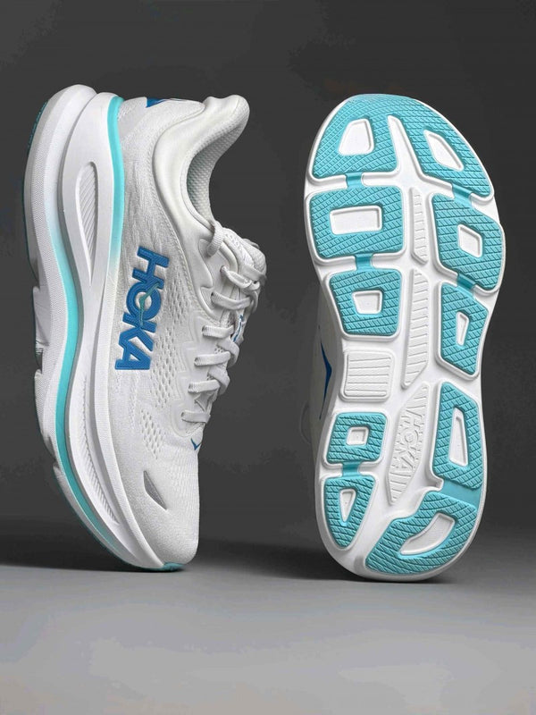 Hoka Bondi 9 Frost White Blue 1242