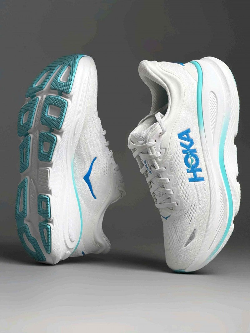 Hoka Bondi 9 Frost White Blue 1242