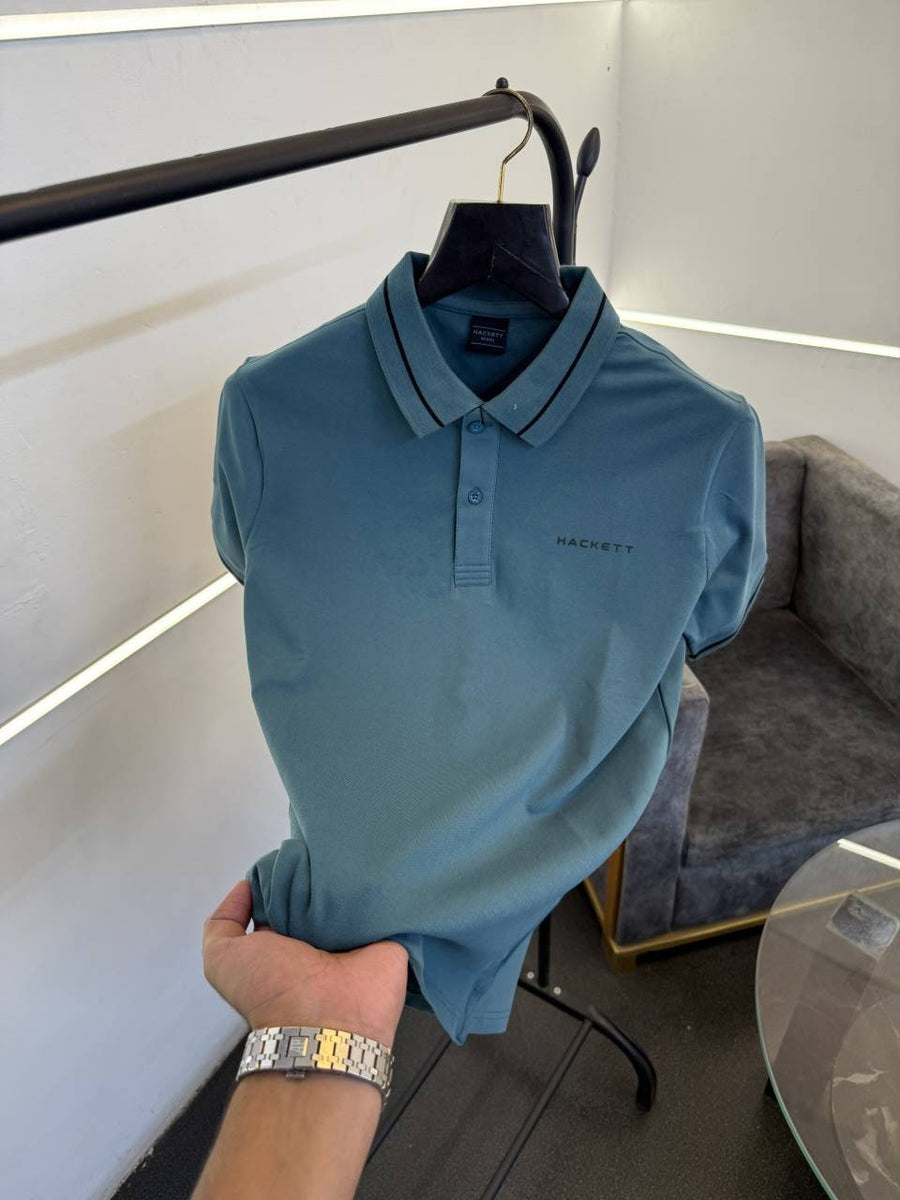 Hackett sports imported polo tshirt c green sale
