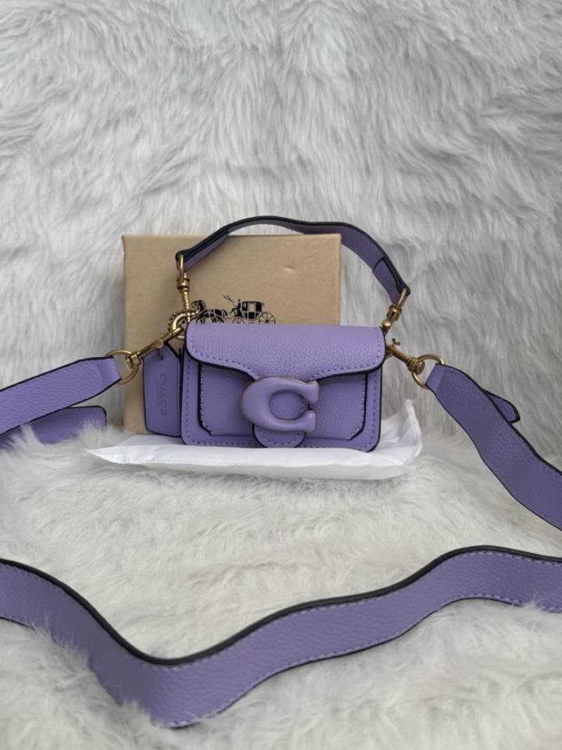 Coach_Tabby_12_Purple_Mini_With_Original_Box_LongSling_SmallBelt_DustCover_PremiumPacking