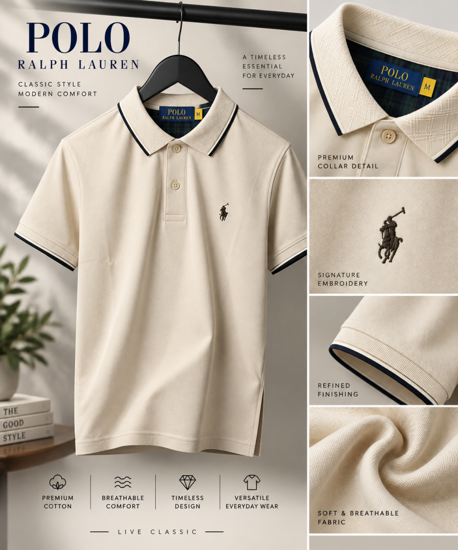 Ralph Laure_n Premium Polo T-Shirt with og box packaging 2153