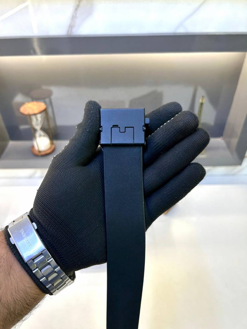 Burberry Black Grey Belt Fa 743