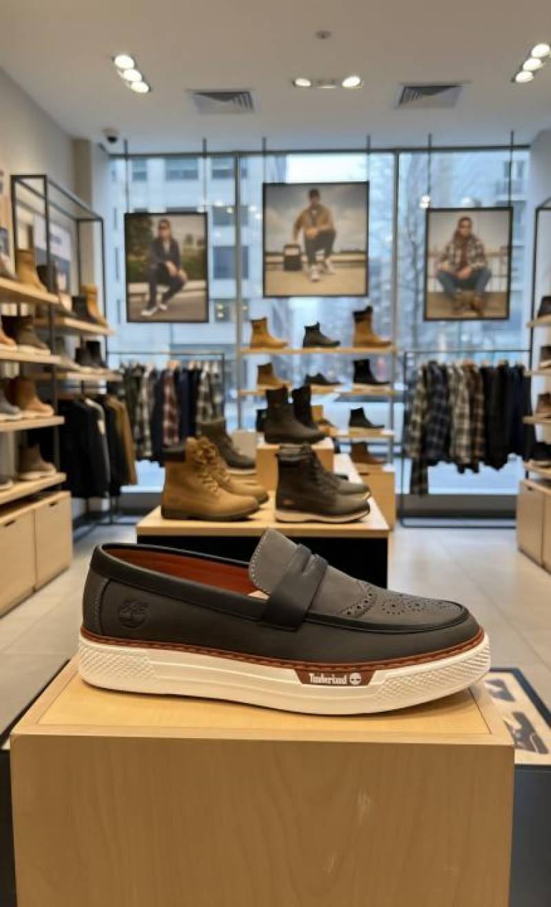 TIMBERLAND SLIP ON GREY SNEAKER