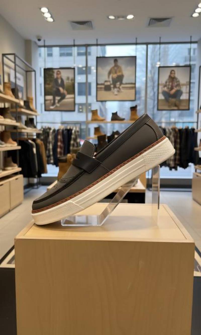 TIMBERLAND SLIP ON GREY SNEAKER