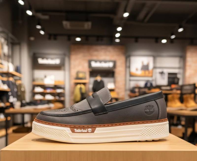 TIMBERLAND SLIP ON GREY SNEAKER