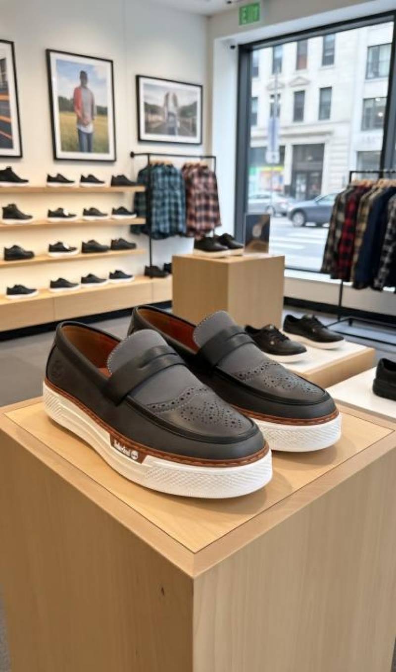 TIMBERLAND SLIP ON GREY SNEAKER