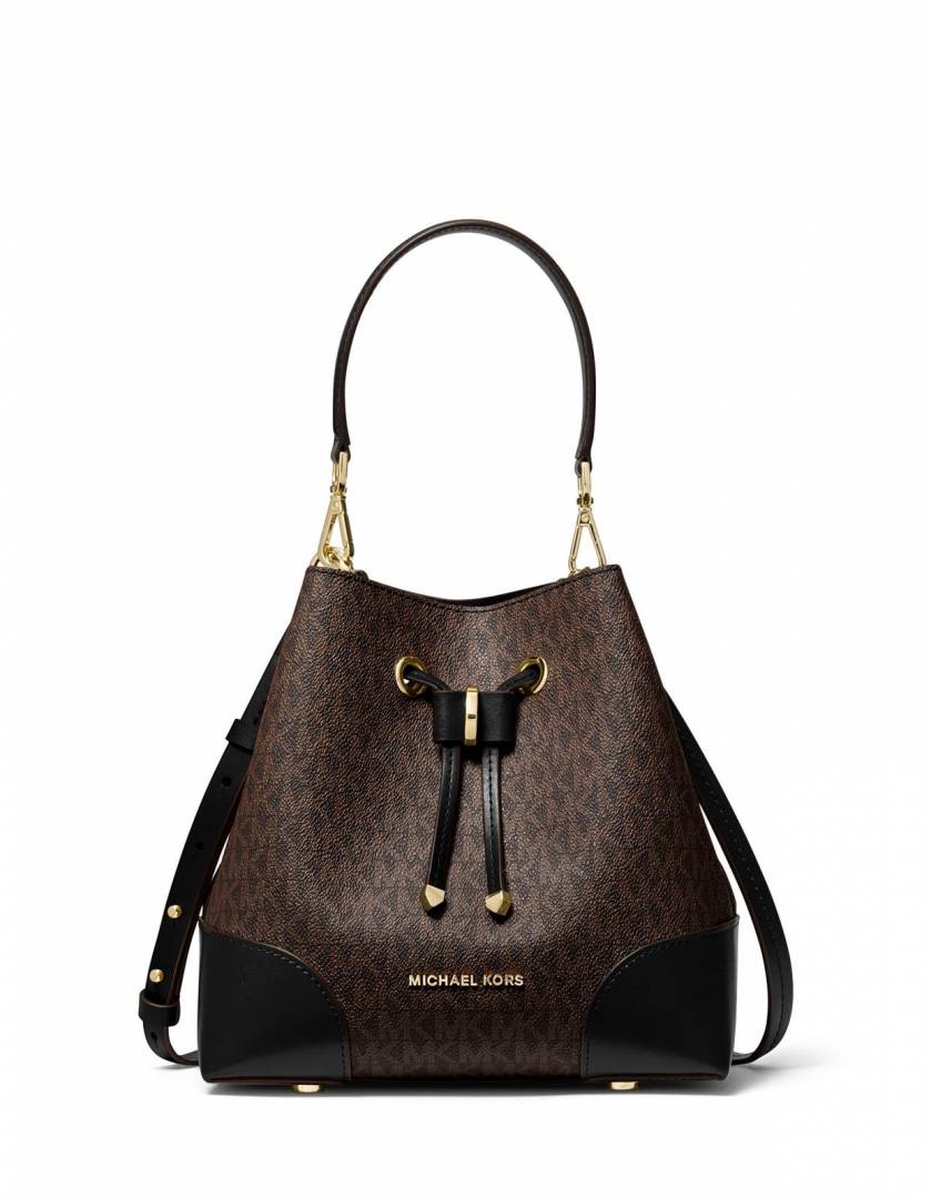 Michael Kors CB Bucket Coffee Black With DustCover CarryBag