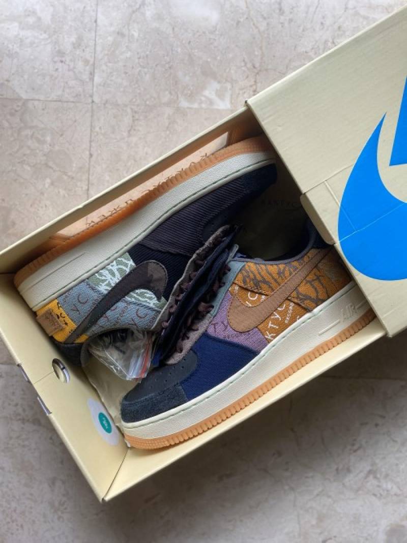 Nike Travis Scott Cactus Jack X Airforce 1 Low--sale