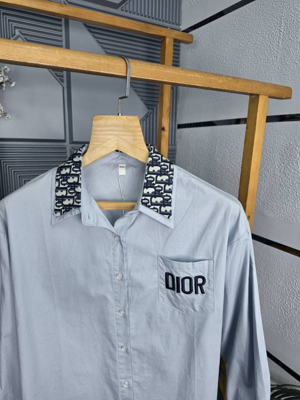 Dio Collor Logo Shirt Sky S113-SK