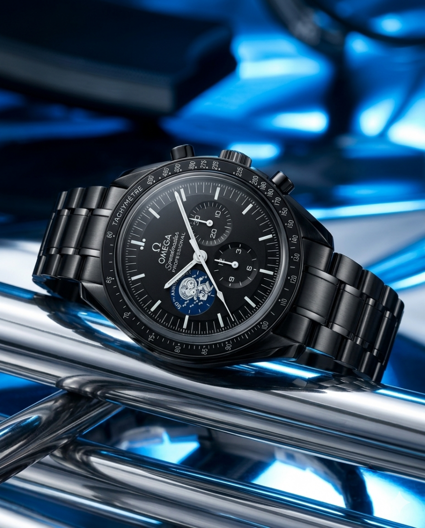 Omega Speedmaster 57 Silver Snoopy 50th Anniversary