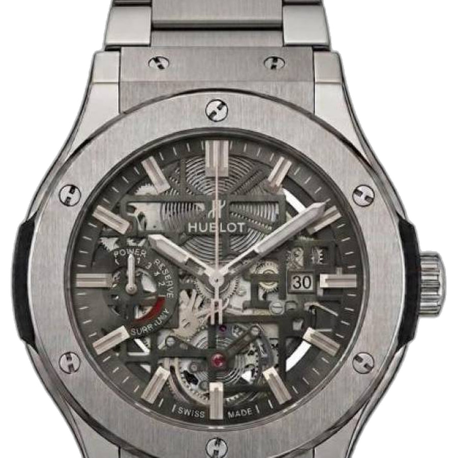 Hublot Big Bang Tourbillon Silver Black Dial
