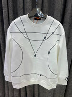 v-uitton imported sweatshirt store article navy blue
