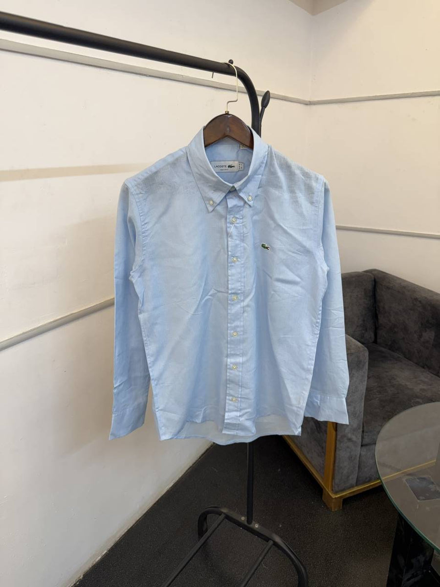 Lacoste sky pure linen fabric imported shirt