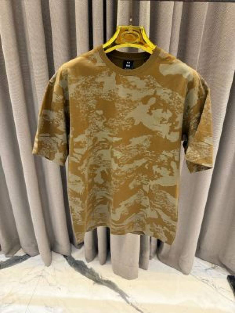 Sale Under Armor Round Neck T-shirt green Camouflage