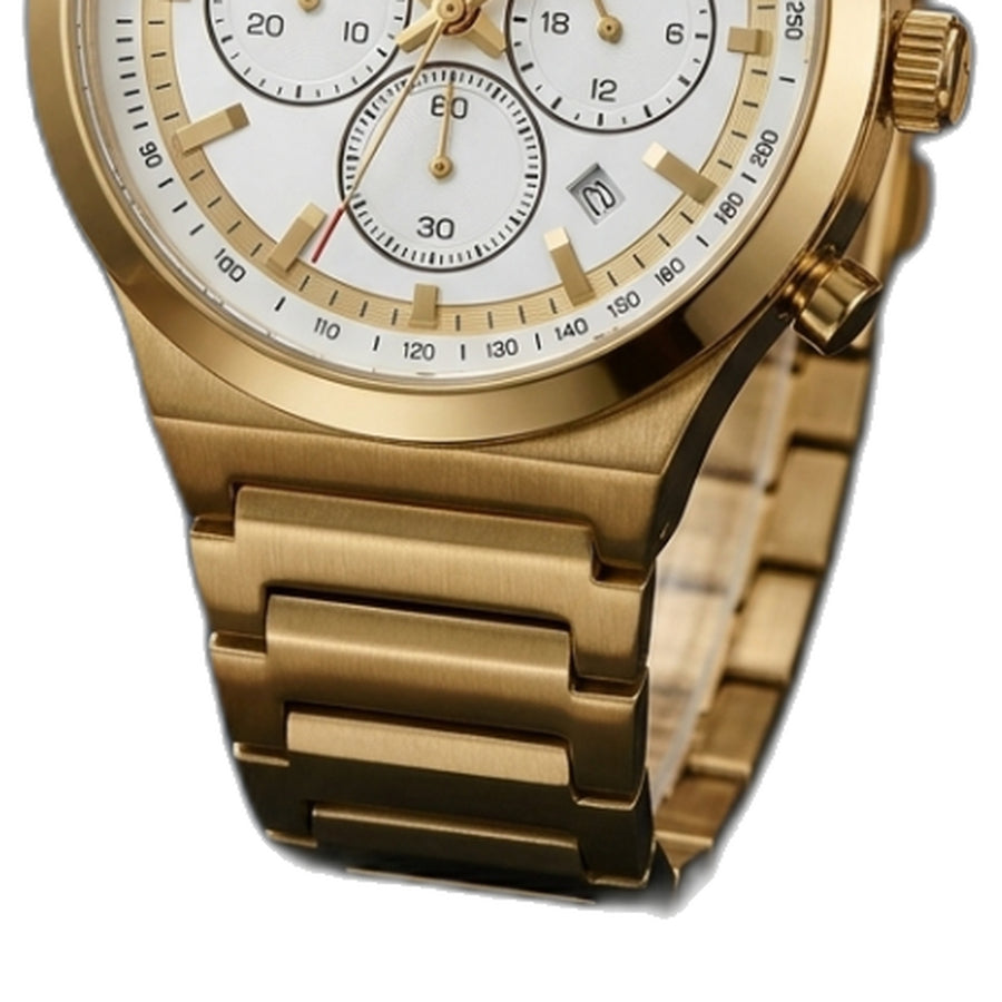 Boss Candor Chronograph Gold-White