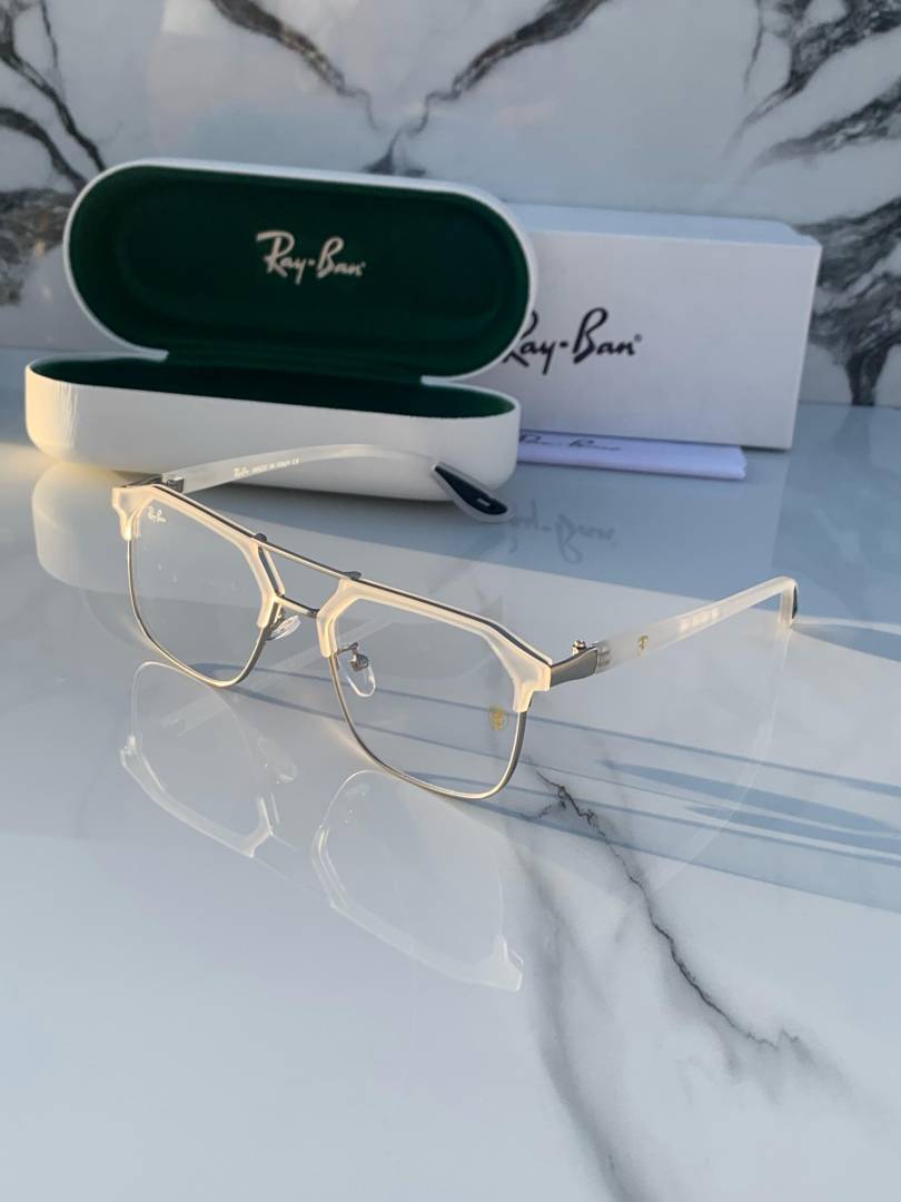 Ray-Ban 04 white plano