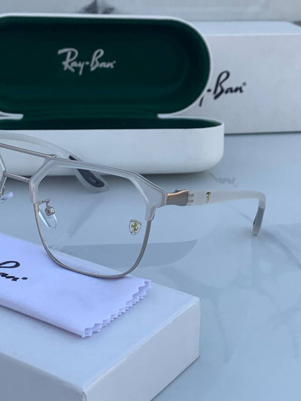Ray-Ban 04 white plano