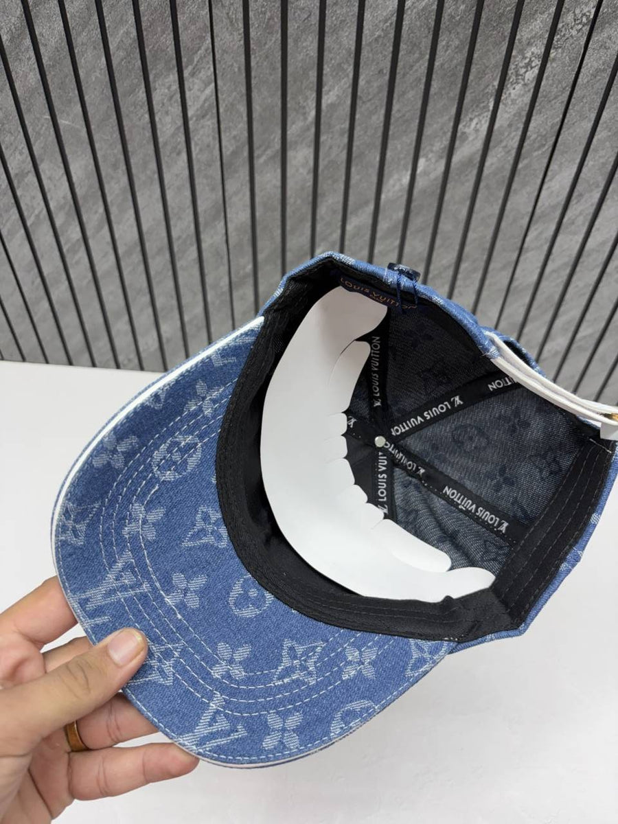 Louis Vuitton_Denim_Small_Side_Logo_Premium_Unisex_Cap