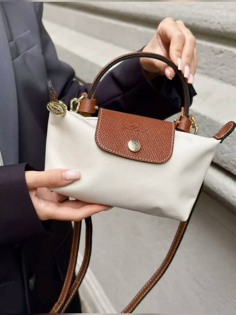 Longchamp Mini Crossbody Bag With Poly Bag
