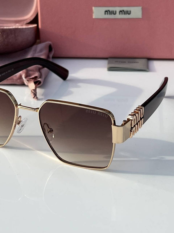 Miu miu 720 gold brown