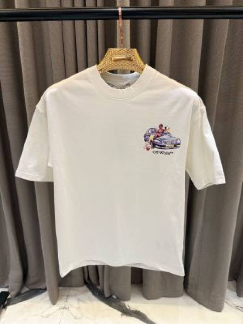 Of white Round Neck T-shirt White