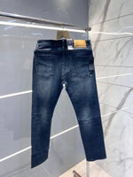 G Sta Green Shade Premium Imported Stretchable Lycra Fabric Straight Fit Denim with Embroidered Logo Sale Offer 2828