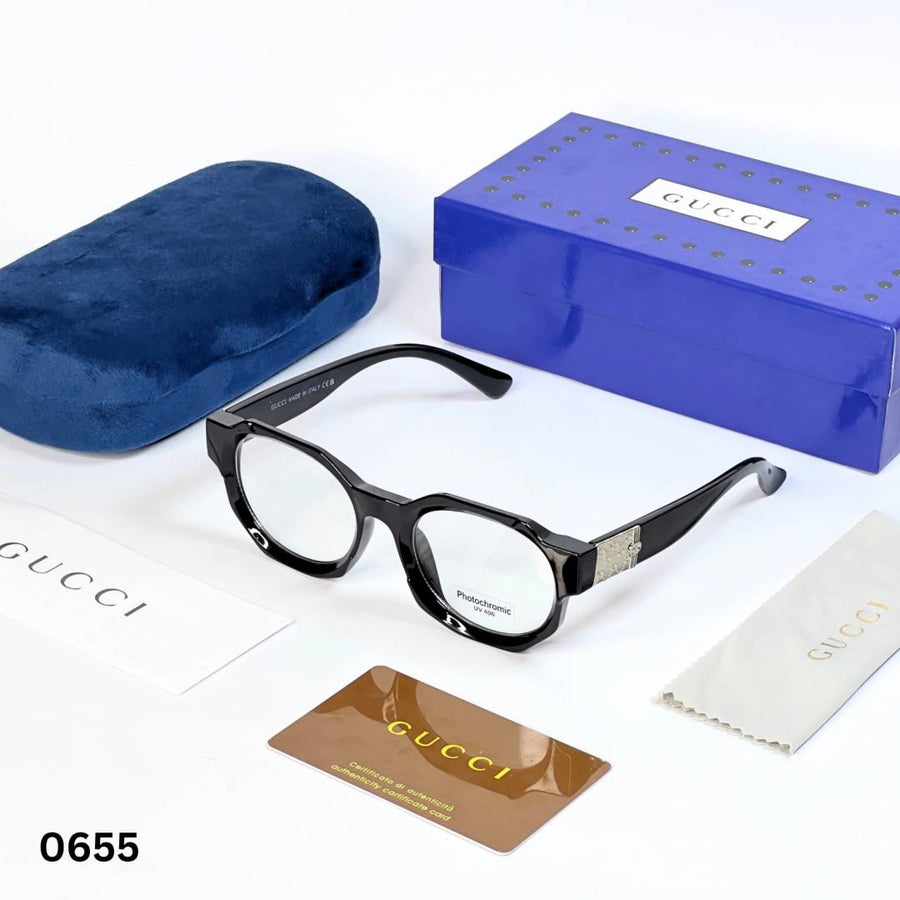 Gucci 0655 black plano