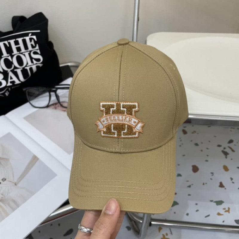 Davis H Sellier Hermez Sand Logo Premium Unisex Cap