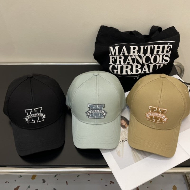 Davis H Sellier Hermez Sand Logo Premium Unisex Cap