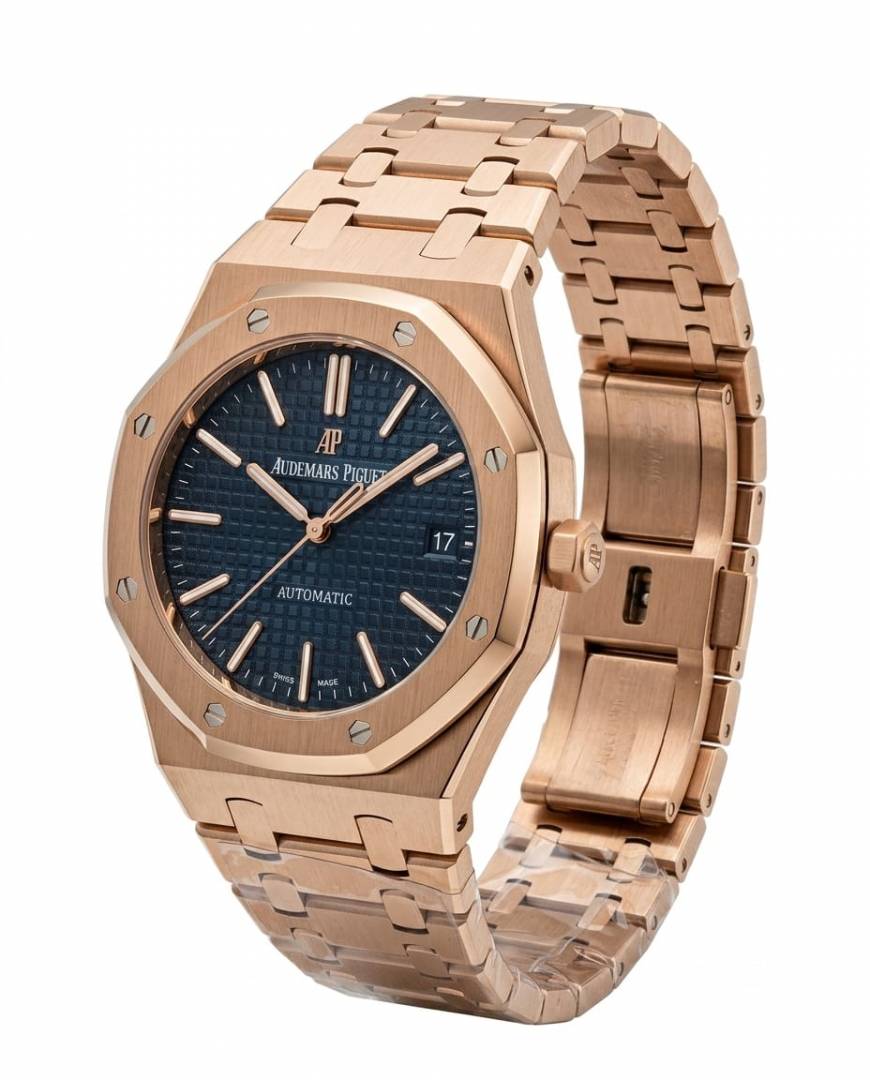 Audemars piguet royal Oak Quartz copper Blu