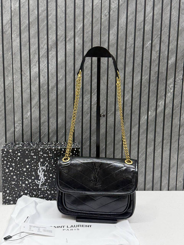 Ysl niki 1825 Small ShoulderBag With Original Box & DustCover