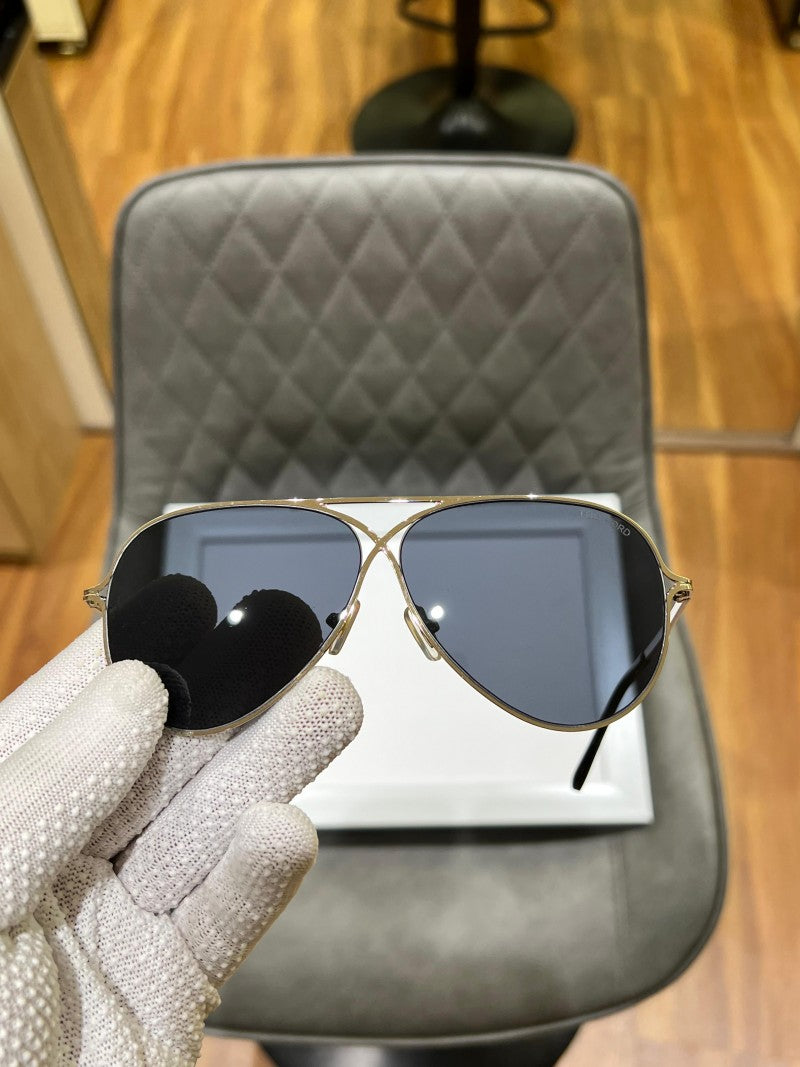Tom forr Aviator silver Black