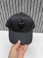 Philipp Plein Front Skull Logo Premium Unisex Cap With Safety Box