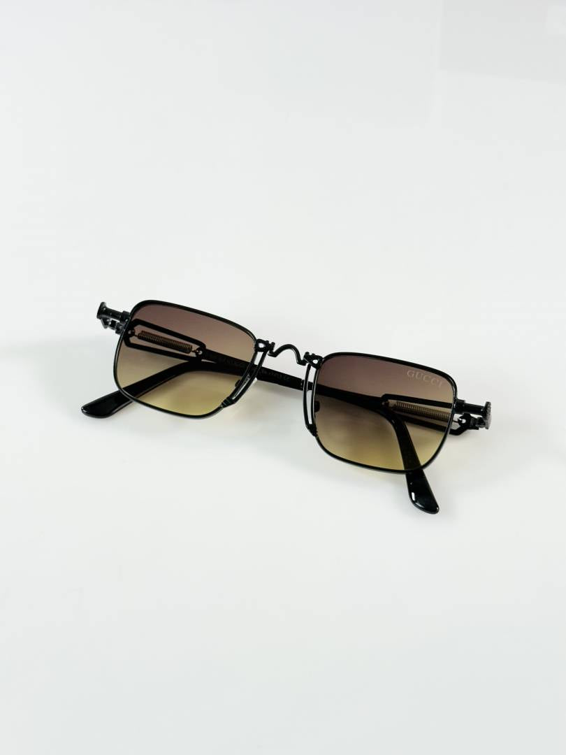 Gucci 96001 Silver Brown Shaded