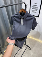Hugo bos imported box pack polo tshirt dark grey