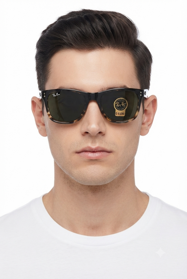 Ray-Ban Reverse 0502 Black Tiger Green