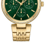 Tommy Hilfiger Sophia multi-function Gold Green Dial