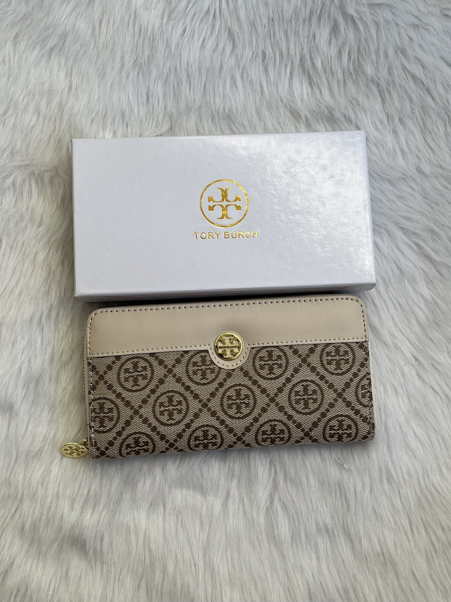Tori Burch_69_Apricot_Single_Zippy_Wallet_WithOriginalBox