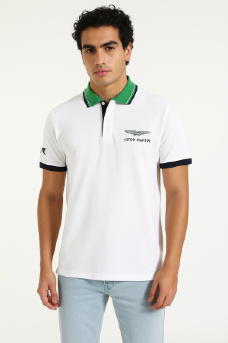 Hackett White Polo