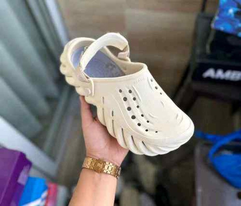 Crocs Echo clog Poplogo stucco white