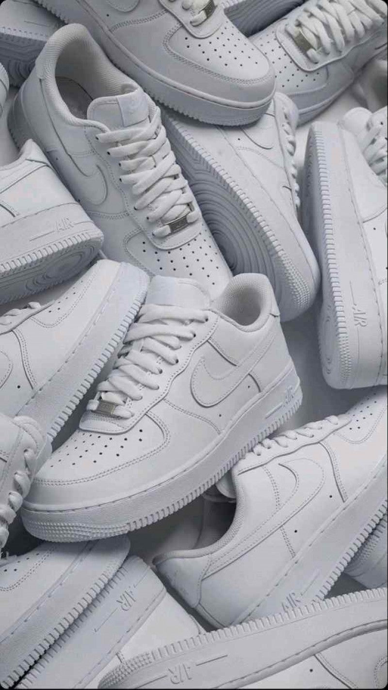 Airforce 1 White Pure Leather Ua Quality womens 1075