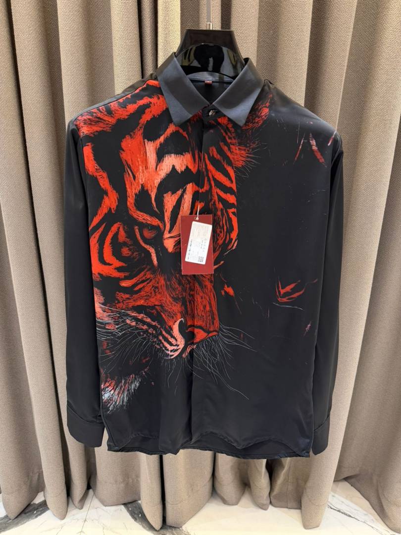 Gucci Japan Fabric Full Sleeves Shirt Black