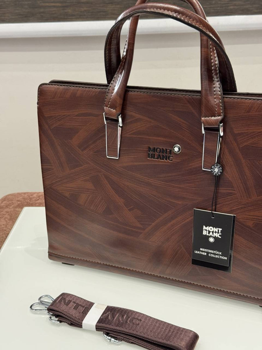 Mont Blanc Premium Laptop Bag X Office Bag M610 Khaki