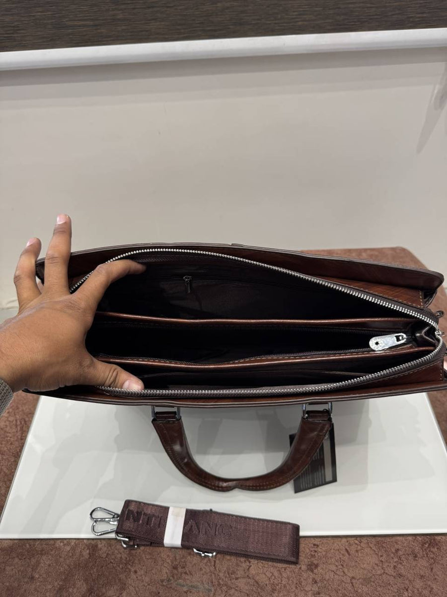 Mont Blanc Premium Laptop Bag X Office Bag M610 Khaki